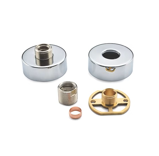 Keyplumb K11967 / XAV811 Round Easy Fix Shower Brackets CP (Pair)