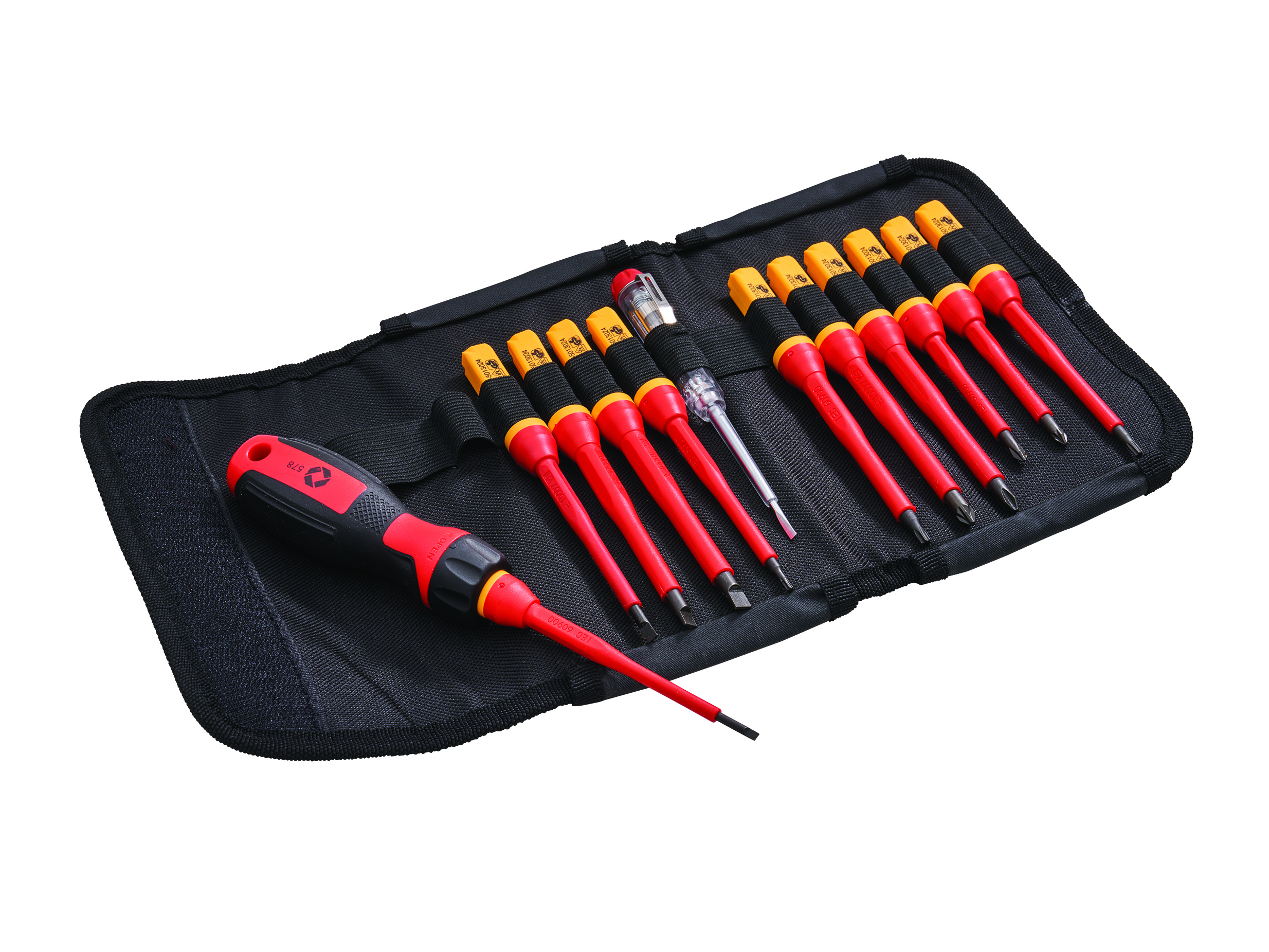Faithfull 13 Piece Quick Change VDE Screwdriver Set - FAISDVDES13W