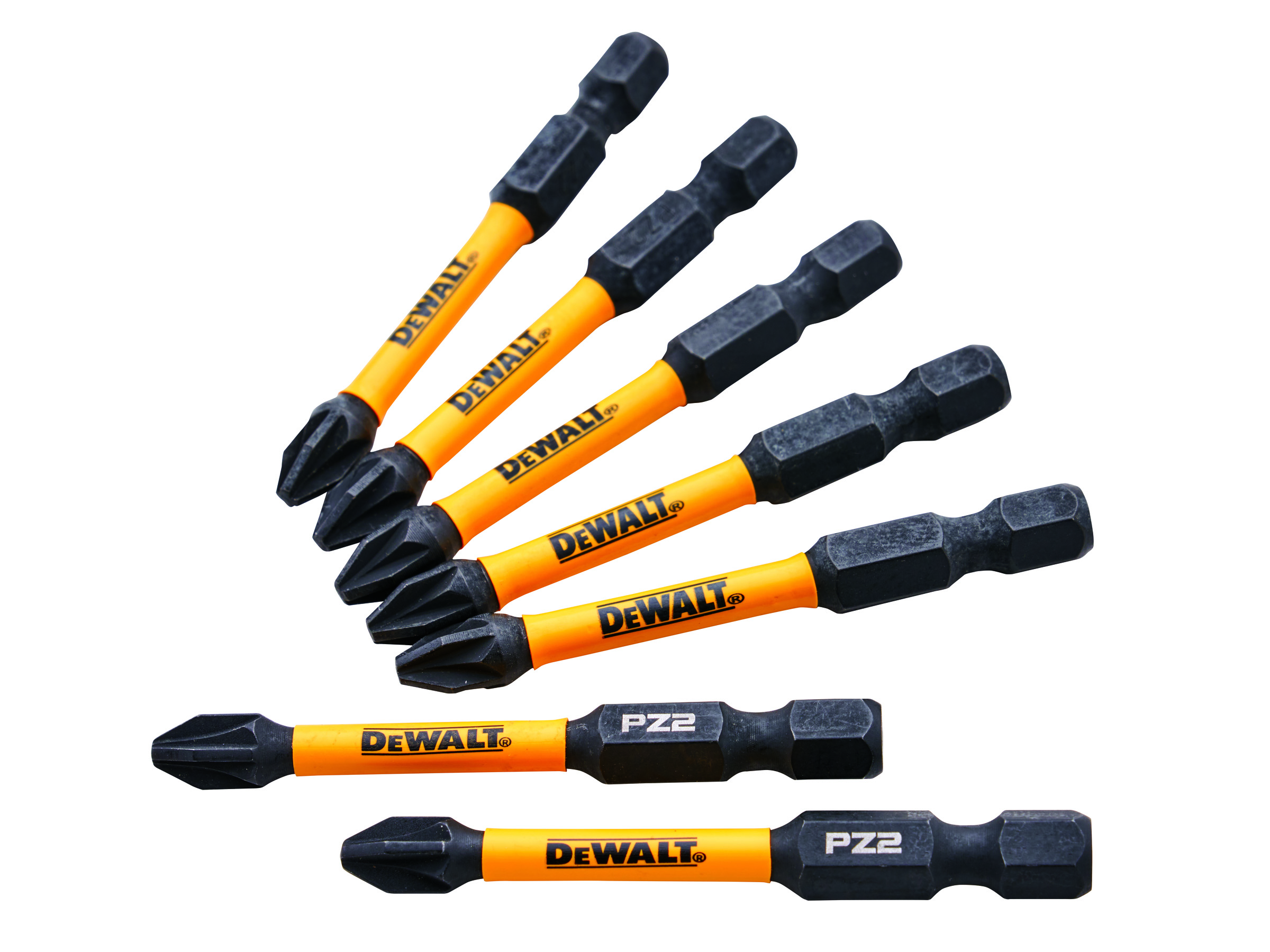 DeWalt XMS25BIT502 5+2 PZ2 Screwdriver Bit Pack