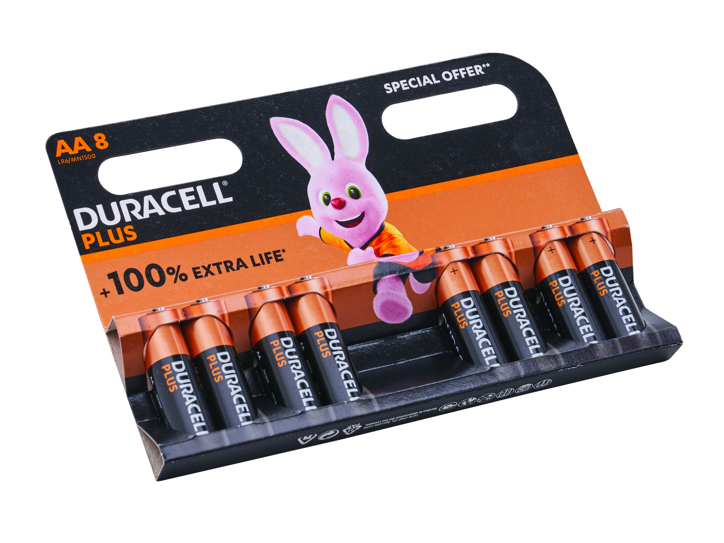 Duracell S30951 / XMS25DURAA8 AA Plus Power 8 Pack