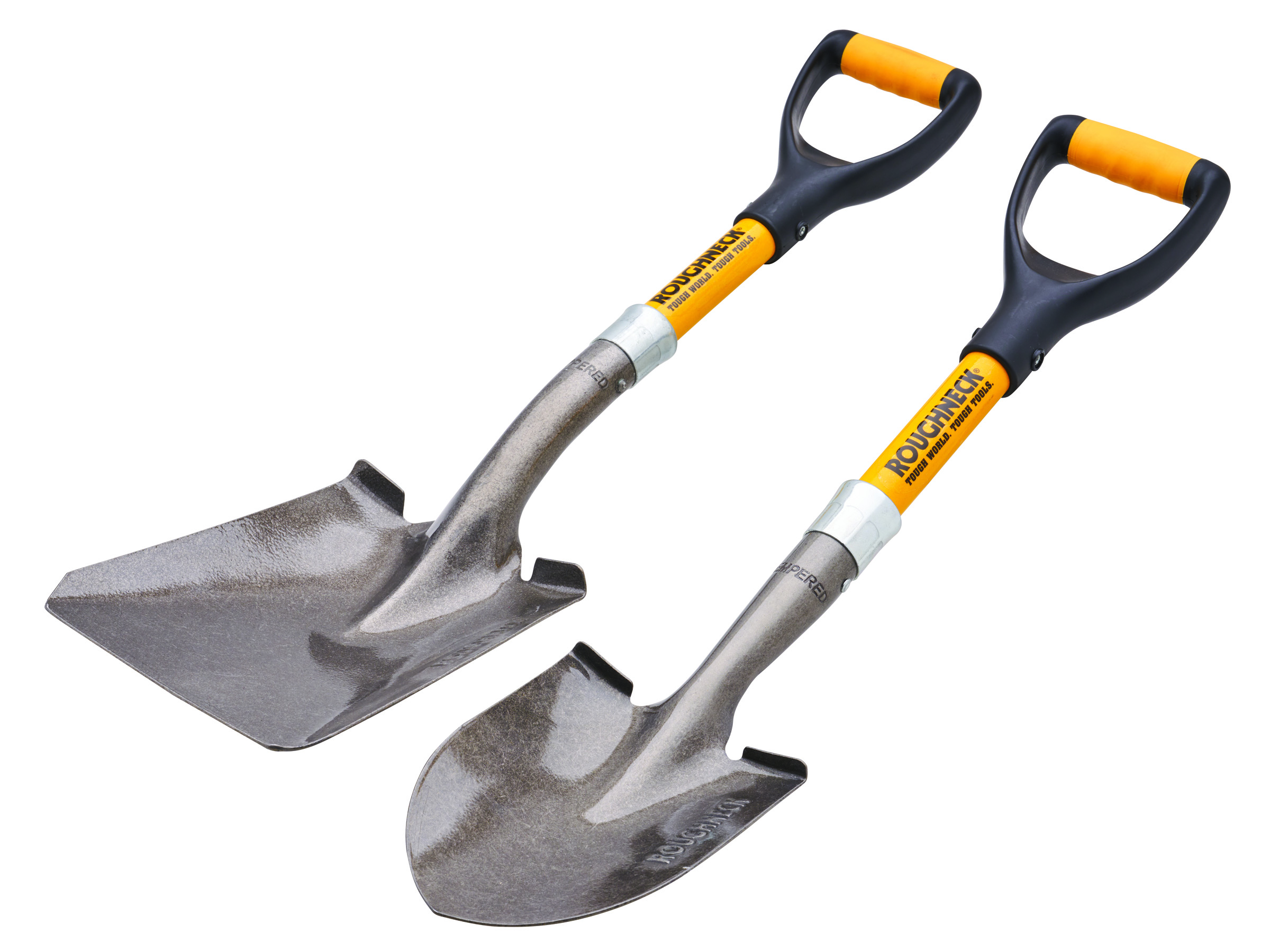 Roughneck 68-012 / XMS25SHOVEL Bulk &amp; Round Micro Shovel Twin Pack