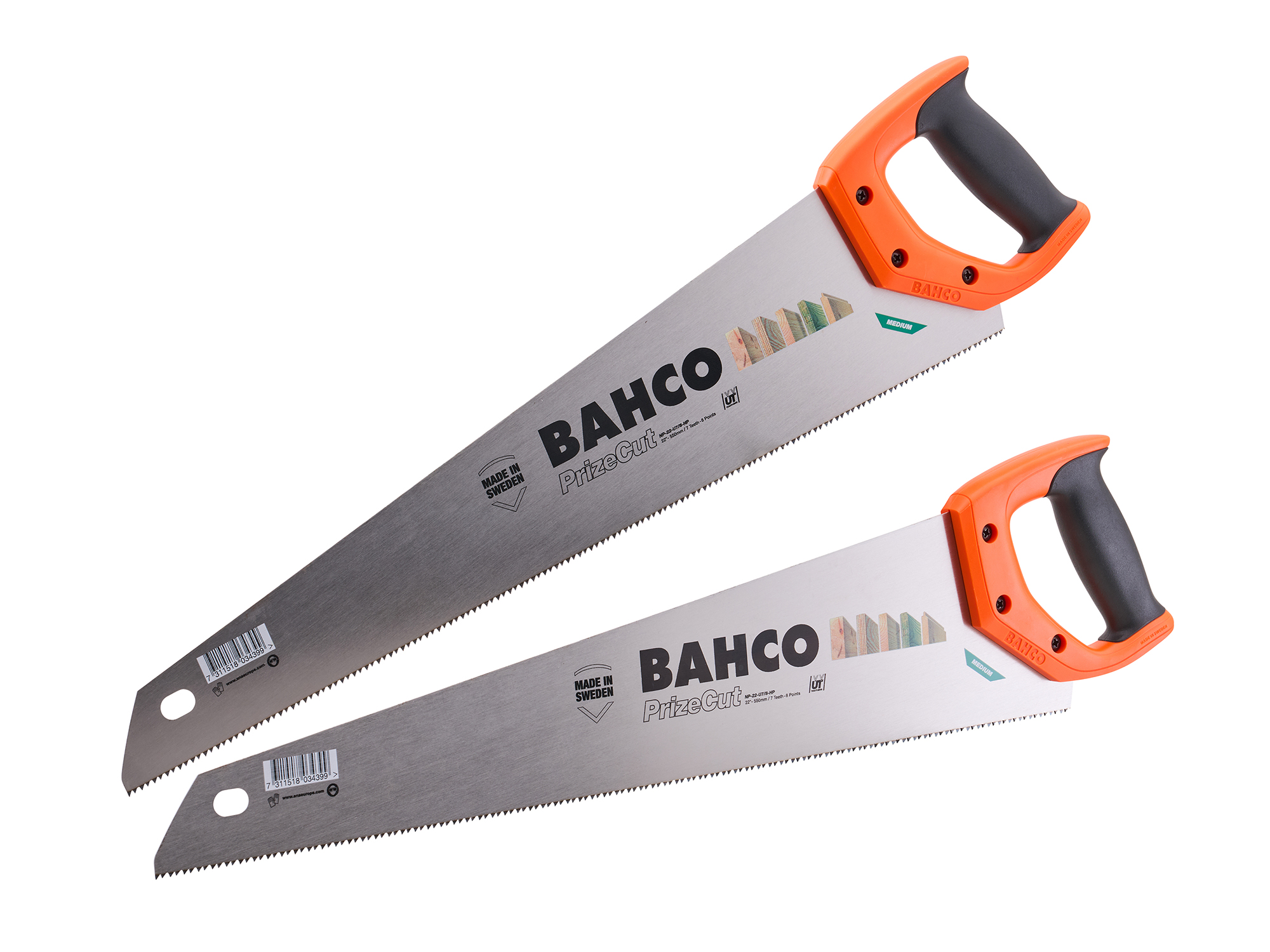 XMS Bahco 550mm (22in) Hardpoint Saw Twin Pack XMS26SAWS