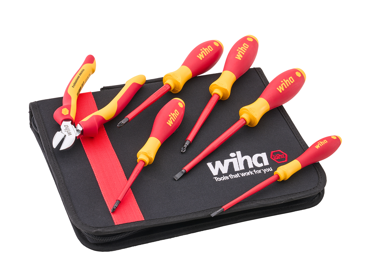 XMS Wiha Electrician's VDE Screwdriver & Plier Set XMS26VDESET