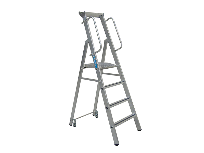 Zarges Mobile Mastersteps, Platform Height 1.58m 6 Rungs ZAR340477